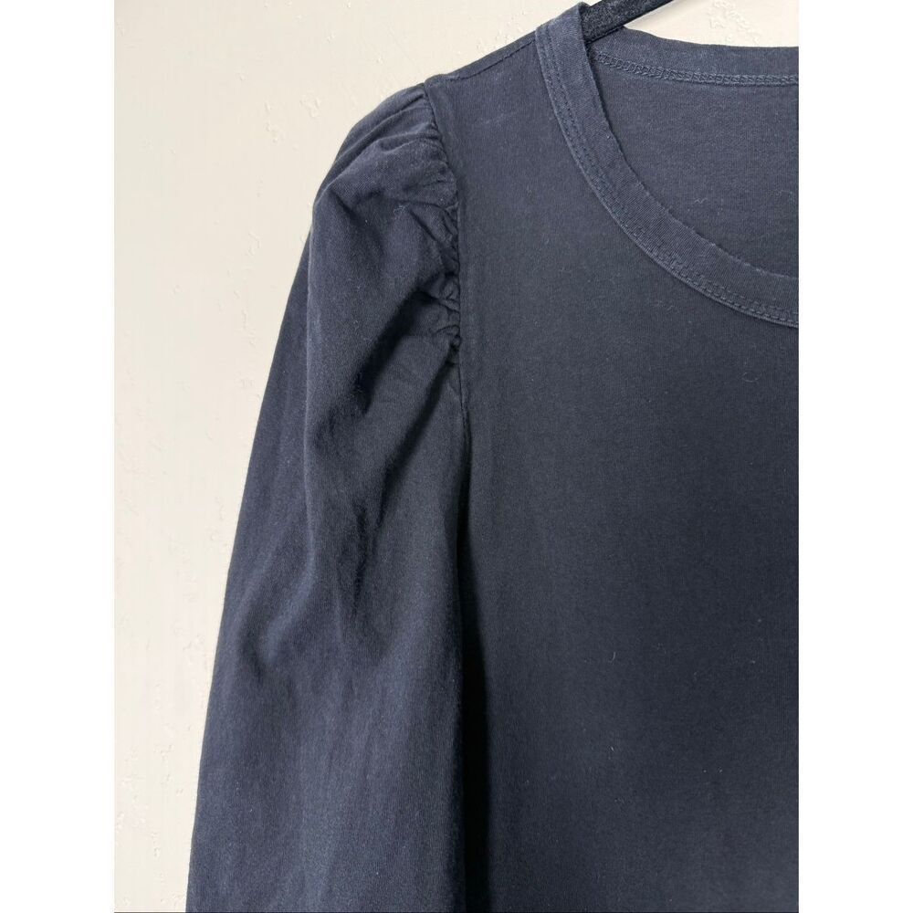 Pomander Place Vesty Black Puff Sleeve Crew Neck Top - Picture 4 of 7